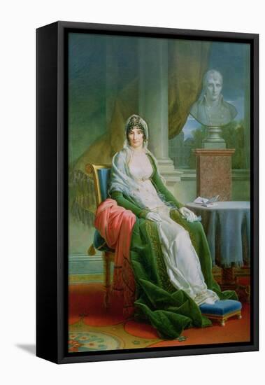 Madame Mere, Maria Letizia Ramolino Bonaparte, C.1800-04-Francois Pascal Simon Gerard-Framed Stretched Canvas