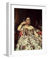 Madame Moitessier, 1856-Jean-Auguste-Dominique Ingres-Framed Giclee Print