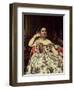 Madame Moitessier, 1856-Jean-Auguste-Dominique Ingres-Framed Giclee Print