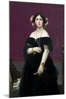 Madame Moitessier-Jean-Auguste-Dominique Ingres-Mounted Giclee Print