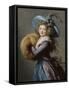 Madame Molé-Raymond de la Comédie italienne-Elisabeth Louise Vigée-LeBrun-Framed Stretched Canvas