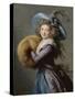 Madame Molé-Raymond de la Comédie italienne-Elisabeth Louise Vigée-LeBrun-Stretched Canvas