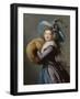 Madame Molé-Raymond de la Comédie italienne-Elisabeth Louise Vigée-LeBrun-Framed Giclee Print