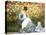 Madame Monet and Child in a Garden-Claude Monet-Stretched Canvas