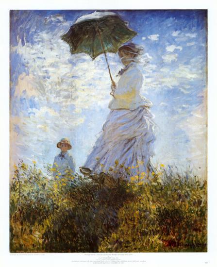 'Madame Monet and Her Son' Art - Claude Monet | AllPosters.com