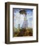 Madame Monet and Her Son-Claude Monet-Framed Art Print