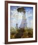 Madame Monet and Her Son-Claude Monet-Framed Art Print