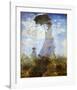 Madame Monet and Her Son-Claude Monet-Framed Art Print