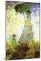 Madame Monet and Son-Claude Monet-Mounted Art Print