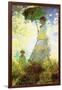 Madame Monet and Son-Claude Monet-Framed Art Print