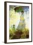 Madame Monet and Son-Claude Monet-Framed Art Print