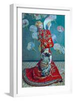 Madame Monet in a Kimono (La Japonaise), 1876-Claude Monet-Framed Giclee Print