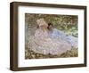 Madame Monet in the Garden-Claude Monet-Framed Premium Giclee Print