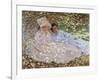 Madame Monet in the Garden-Claude Monet-Framed Giclee Print