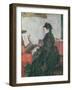 Madame Pascal at the Piano in the Salon of the Chateau De Malrome, 1895-Henri de Toulouse-Lautrec-Framed Giclee Print