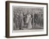 Madame Patti's Marriage, the Bride and Bridegroom Leaving the Altar-null-Framed Giclee Print