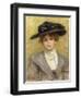 Madame Paul Valery-Pierre-Auguste Renoir-Framed Giclee Print