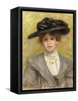 Madame Paul Valery-Pierre-Auguste Renoir-Framed Stretched Canvas