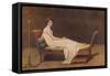 'Madame Recamier', 1800, (c1915)-Jacques-Louis David-Framed Stretched Canvas