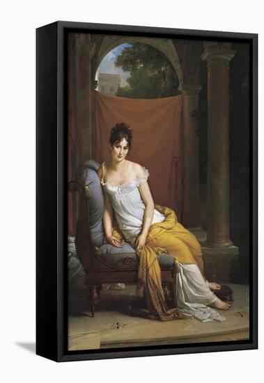 Madame Recamier-Francois Gerard-Framed Stretched Canvas