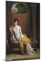 Madame Recamier-Francois Gerard-Mounted Art Print