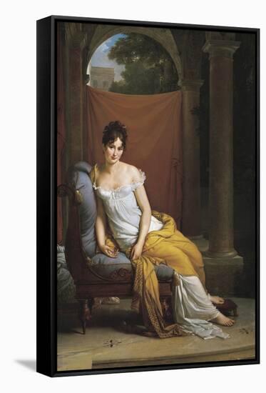 Madame Recamier-Francois Gerard-Framed Stretched Canvas