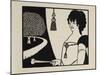 Madame Rejane, from a Book of Fifty Drawings, 1897 drawing-Aubrey Beardsley-Mounted Giclee Print