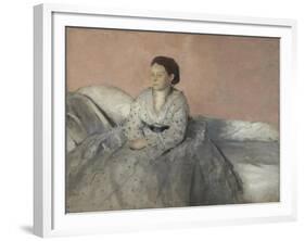 Madame René de Gas, 1872-3-Edgar Degas-Framed Giclee Print