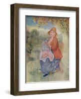 'Madame Renoir allaitant son enfant', c1885 (1932)-Pierre-Auguste Renoir-Framed Giclee Print