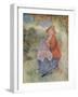 'Madame Renoir allaitant son enfant', c1885 (1932)-Pierre-Auguste Renoir-Framed Giclee Print