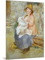 Madame Renoir with his Pupil Pierre-Pierre-Auguste Renoir-Mounted Giclee Print