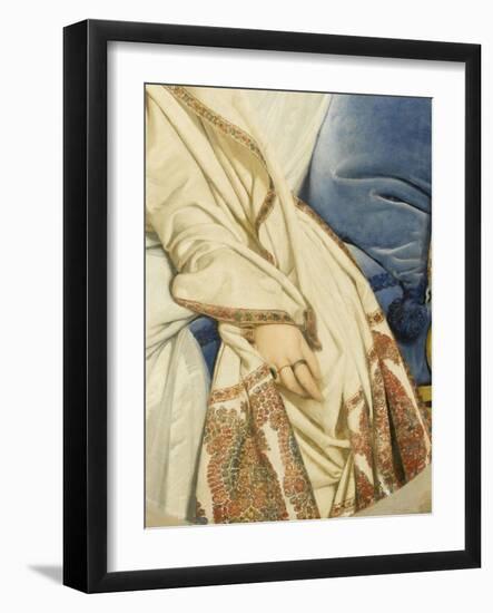 Madame Rivière-Jean-Auguste-Dominique Ingres-Framed Giclee Print