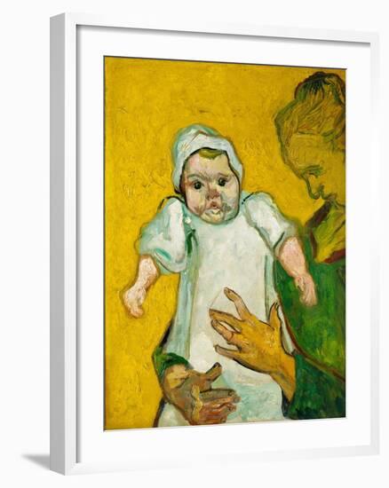 Madame Roulin and Her baby, November 1888-Vincent van Gogh-Framed Giclee Print