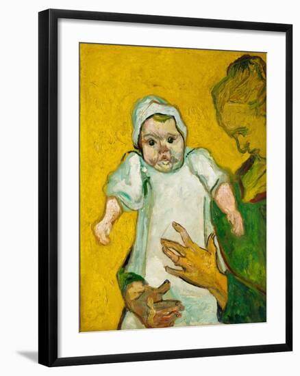 Madame Roulin and Her baby, November 1888-Vincent van Gogh-Framed Giclee Print