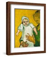 Madame Roulin and Her Baby-Vincent van Gogh-Framed Art Print