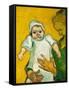 Madame Roulin and Her Baby-Vincent van Gogh-Framed Stretched Canvas