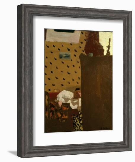 Madame Roussel Au Chiffonnier-Edouard Vuillard-Framed Giclee Print