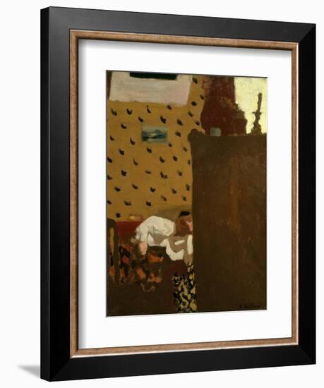 Madame Roussel Au Chiffonnier-Edouard Vuillard-Framed Giclee Print