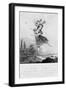 Madame Saqui, the Celebrated Performer on the Rope at Vauxhall Gardens, London-null-Framed Giclee Print