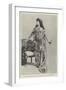 Madame Sarah Bernhardt as Cleopatra, in Victorien Sardou's Drama, at the New English Opera House-null-Framed Giclee Print