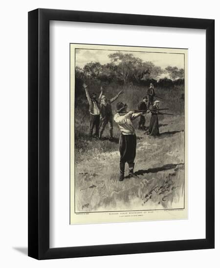 Madame Sarah Bernhardt at Play-Henry Marriott Paget-Framed Giclee Print