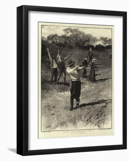 Madame Sarah Bernhardt at Play-Henry Marriott Paget-Framed Giclee Print