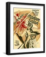 Madame Satan, Kay Johnson on Window Card, 1930-null-Framed Art Print