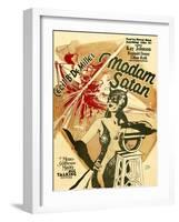 Madame Satan, Kay Johnson on Window Card, 1930-null-Framed Art Print