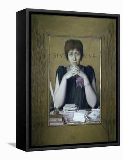 Madame Severine-Louis Welden Hawkins-Framed Stretched Canvas