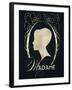 Madame Silhouette-Lisa Vincent-Framed Art Print