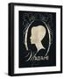 Madame Silhouette-Lisa Vincent-Framed Art Print