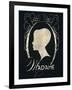 Madame Silhouette-Lisa Vincent-Framed Art Print