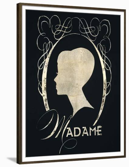 Madame Silhouette-Lisa Vincent-Framed Premium Giclee Print