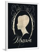 Madame Silhouette-Lisa Vincent-Framed Premium Giclee Print